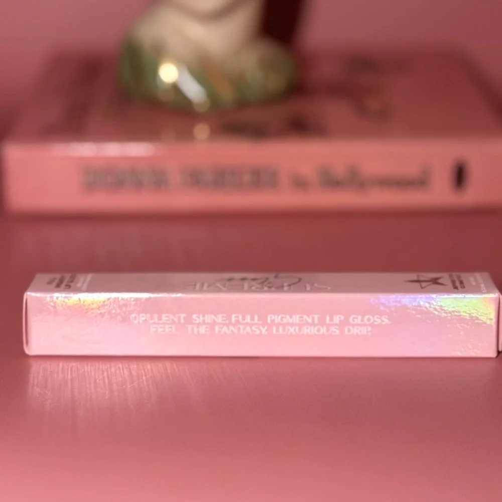 Jeffree Star EVERYBODY KNOWS Supreme Gloss Red Orange NIB FUll Size Vegan